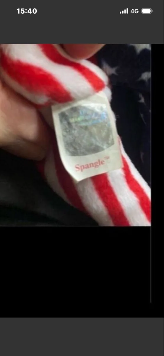 Rare & Retired Beanie Baby- Spangle - Image 4