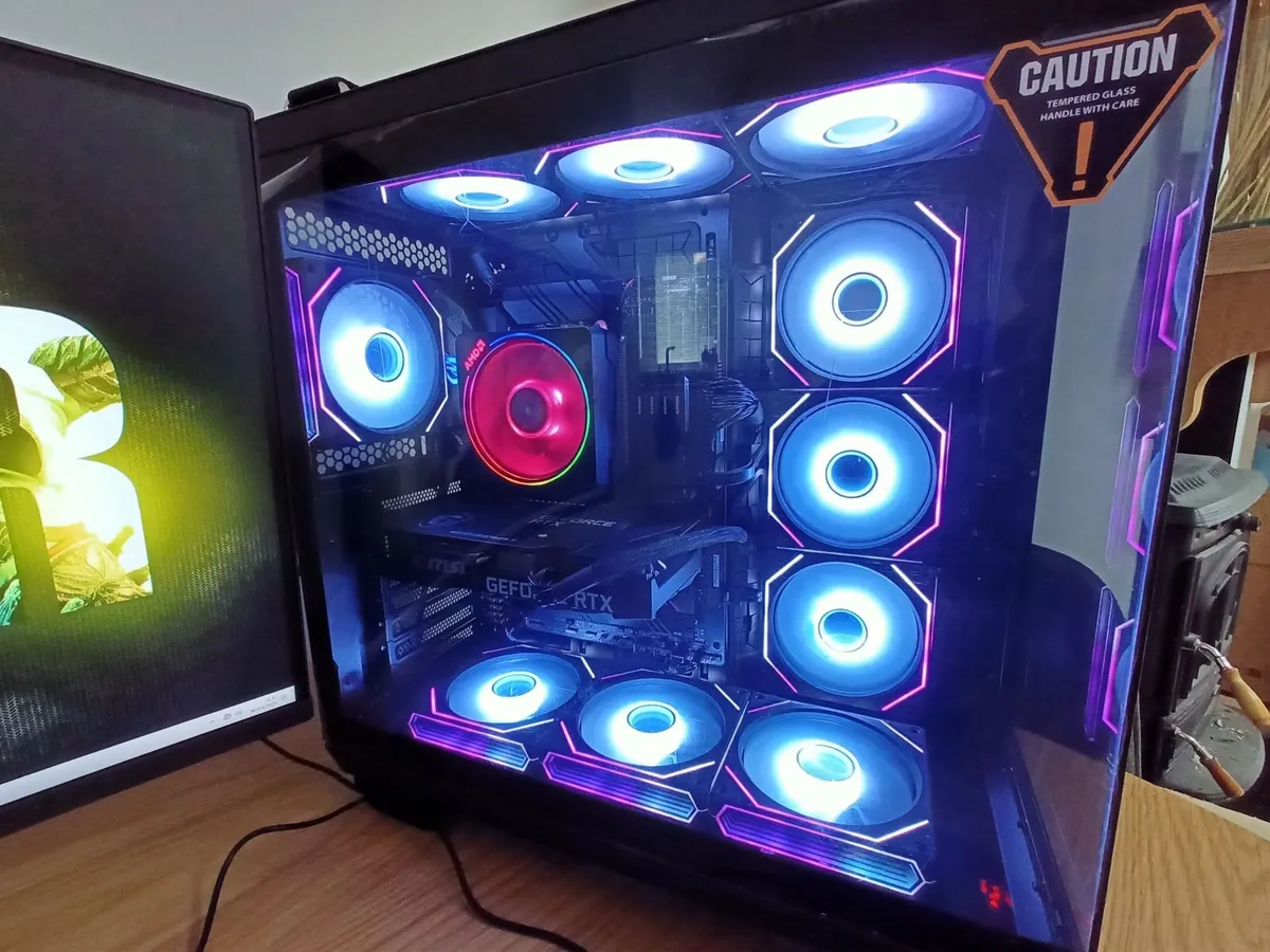 High end Gaming PC setup with monitor and - Image 2