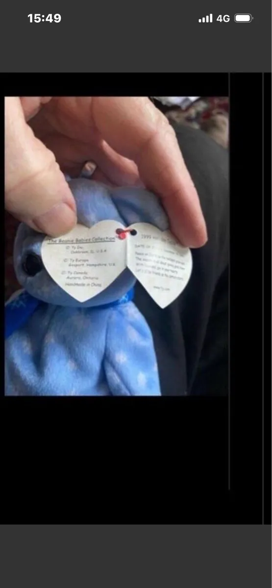 Rare & Retired Beanie Baby with errors - Image 4