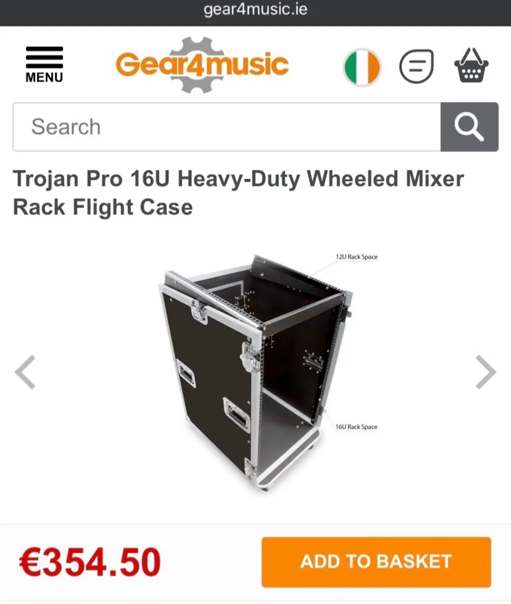 16u Heavy duty rack flightcase - Image 3