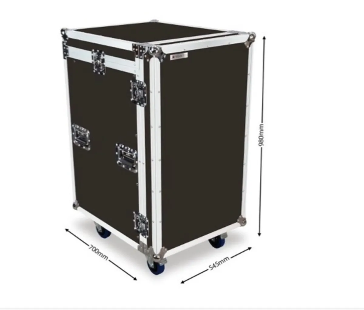 16u Heavy duty rack flightcase - Image 2