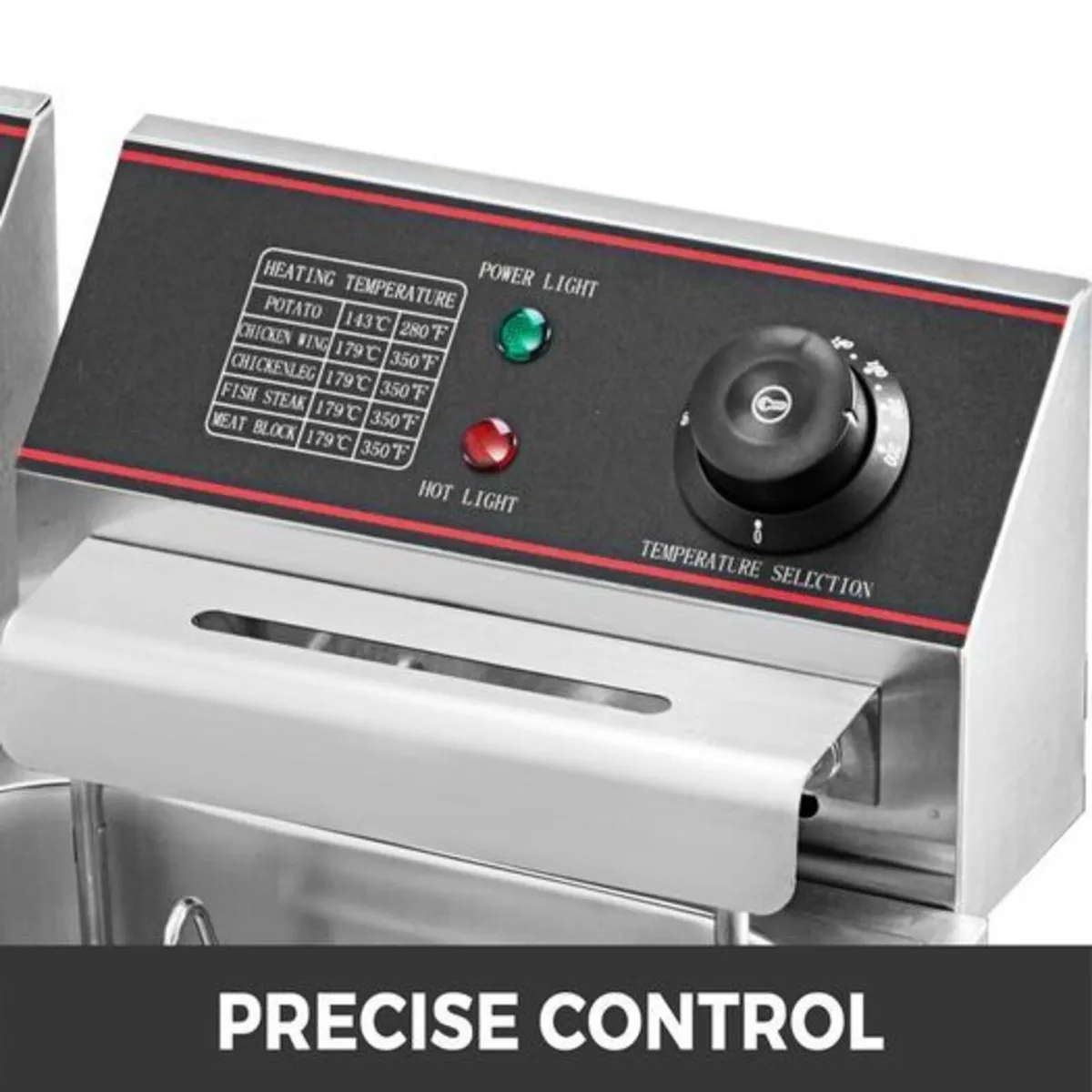 Commercial Deep Fryer 12L Electric Fryer 5000W Twi - Image 3
