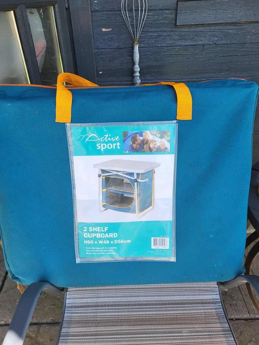2 shelf camping cupboard - Image 1
