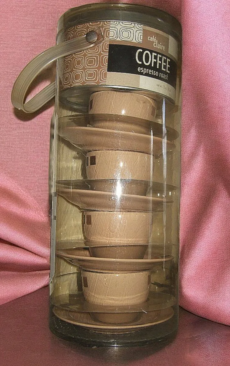Harrods Café Claire Espresso 8-Piece Set BNIB - Image 1