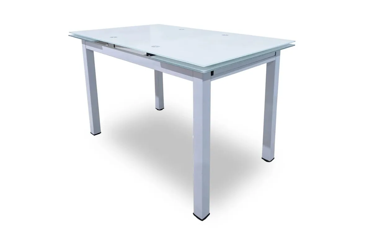 Extendable Glass Dining Table Set – 6 Seater . - Image 3