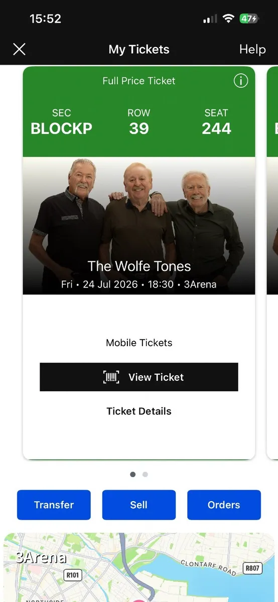 Wolfe Tones - date swap