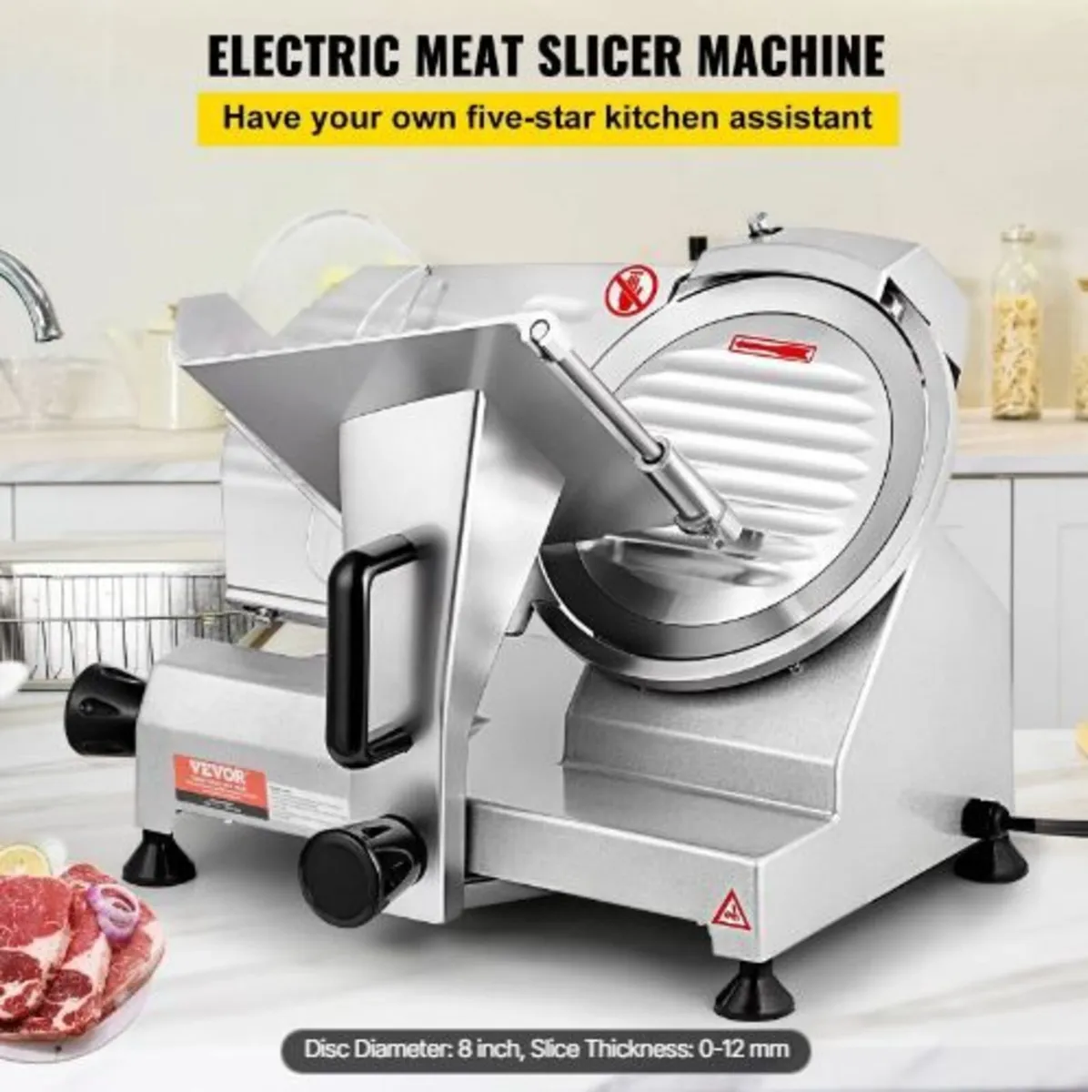 Commercial Meat Slicer, 200W - Image 3