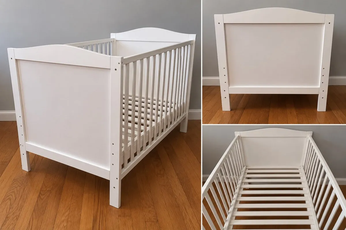 White cot great condition