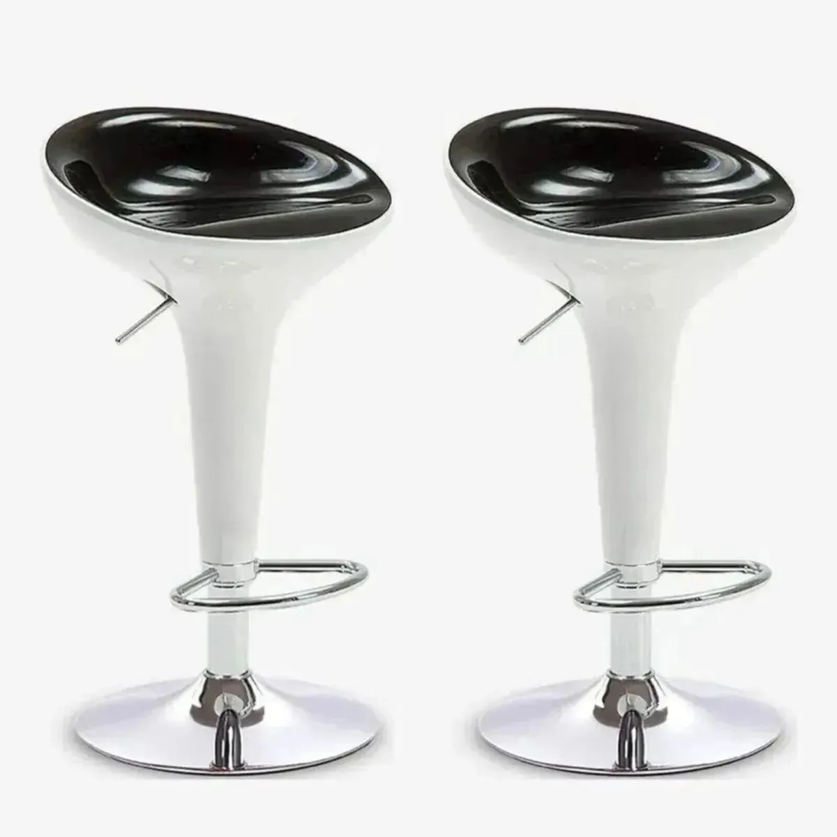 2 Gas Lift Bar Stools For Home Bar & Kitchen - Image 1