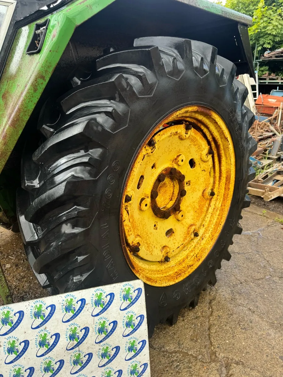16.9R38 Rear Tyres & Rims to suit John Deere - Image 1