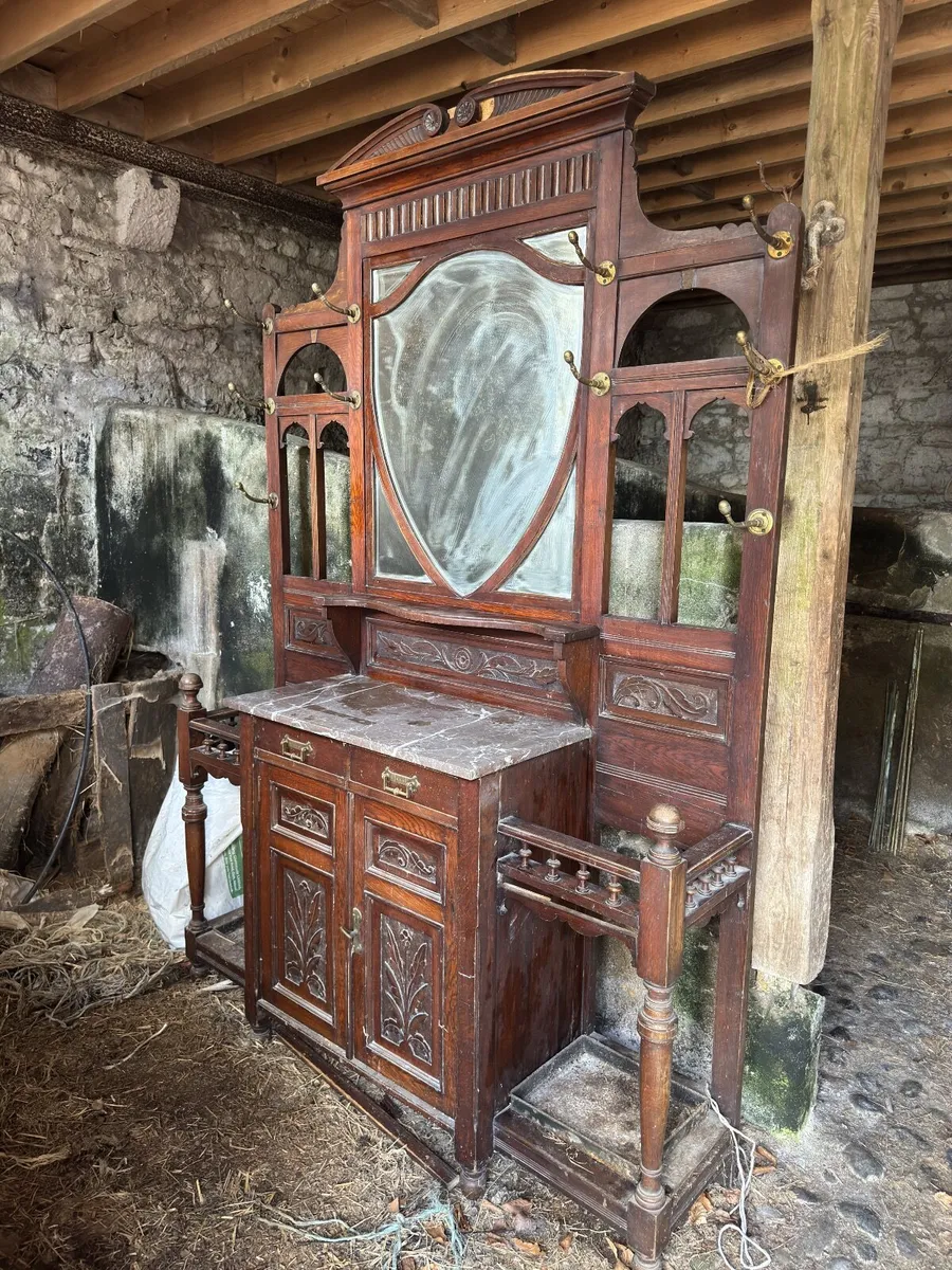 Marble Topped Sideboard - Image 1