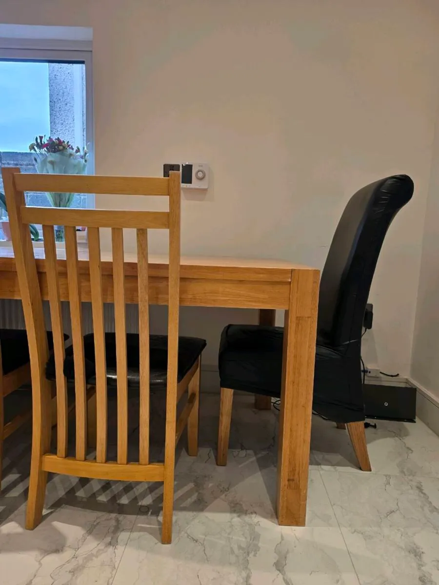 Dining table solid oak - Image 4
