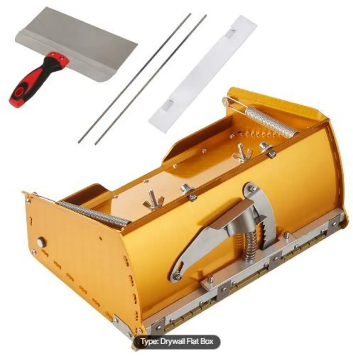 Drywall Flat Box, 10-Inch Wide Quick Clean - Image 1
