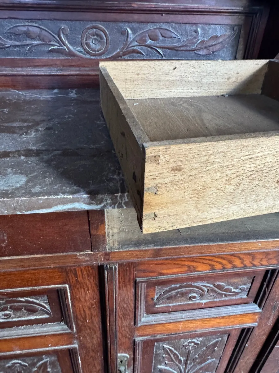 Marble Topped Sideboard - Image 2