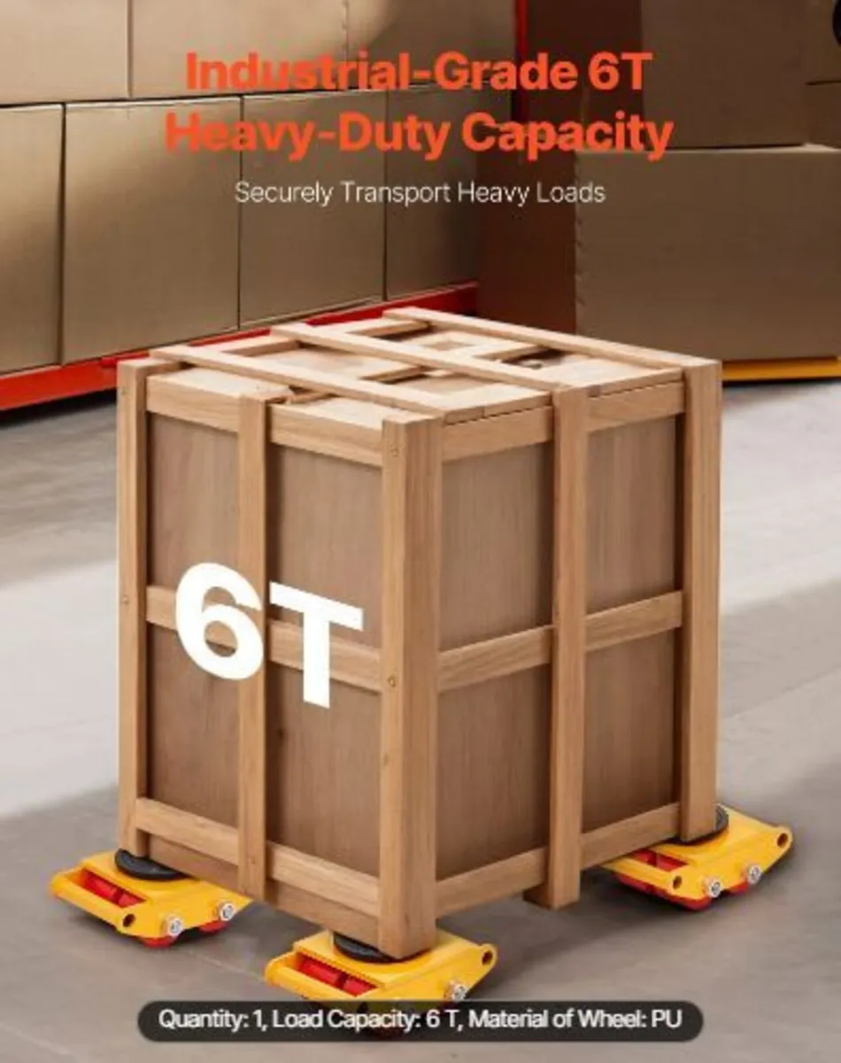 Machinery Skate Dolly, 13,200 LBS/6T - Image 3