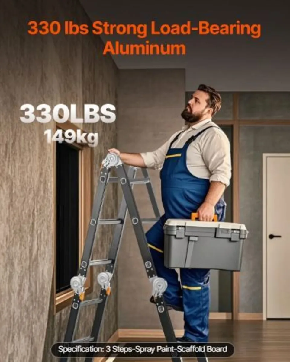 Multi-Purpose Folding Ladder, 7-in-1 - Image 3