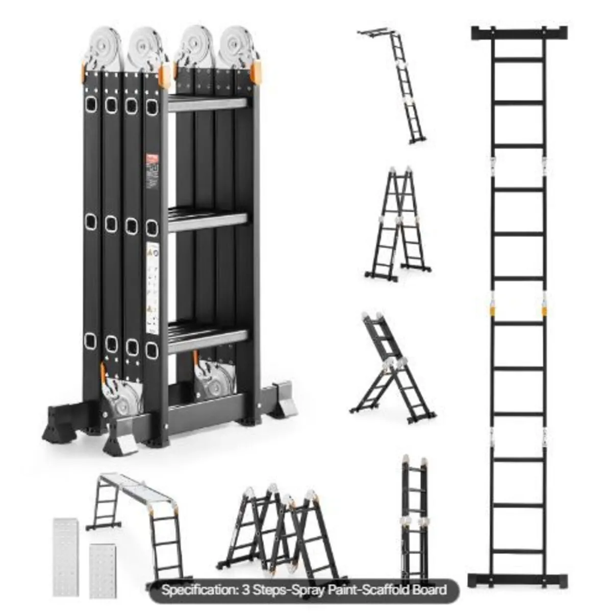 Multi-Purpose Folding Ladder, 7-in-1 - Image 4