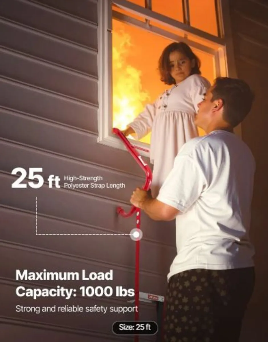 Fire Escape Ladder, 3-Story 7.62m - Image 3