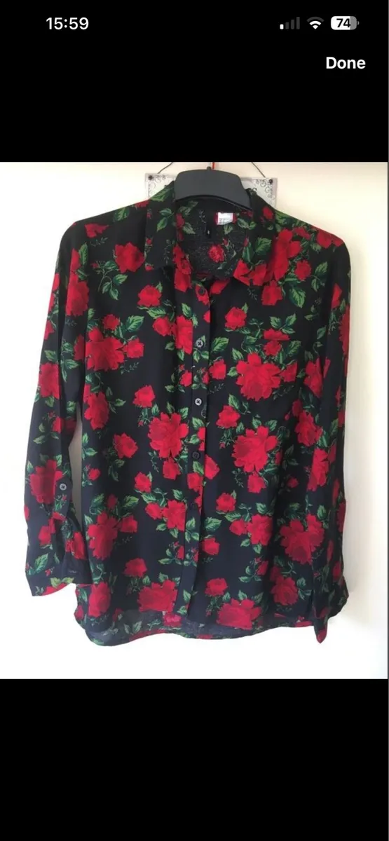Ladies stunning blouse size 8 €5 - Image 1