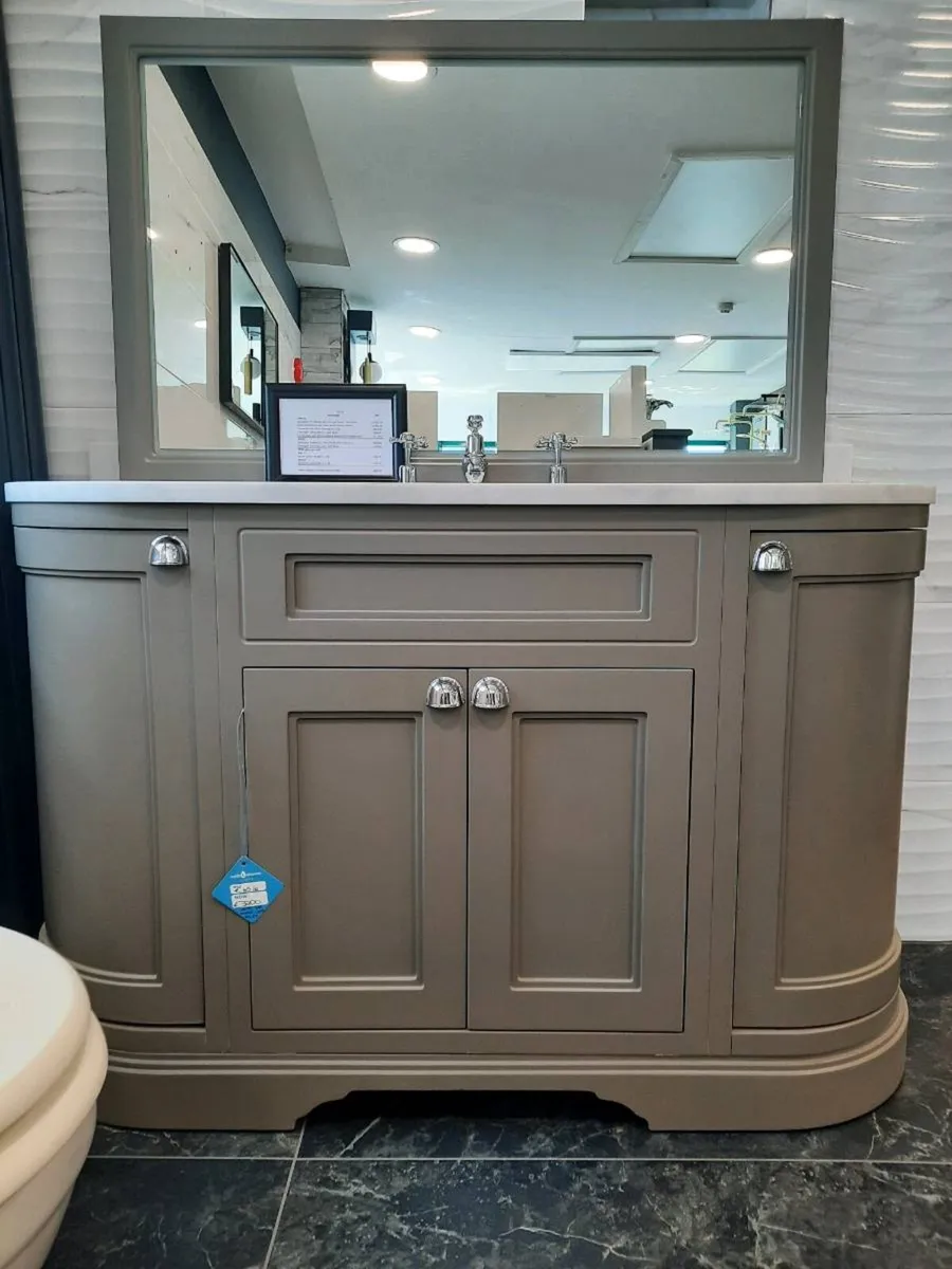 Vanity Unit, Tap, Mirror, Lights, Toilet - Image 1