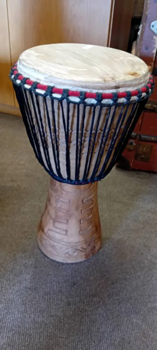 Genuine African Wooden Drum