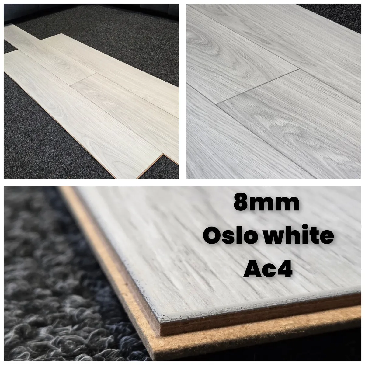12mm laminated click flooring Water resist - Image 1