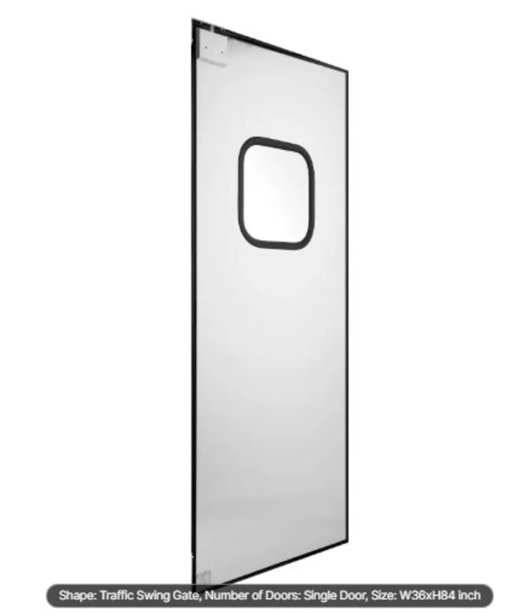 Traffic Swing Door, Single Panel Fits Door Opening - Image 4
