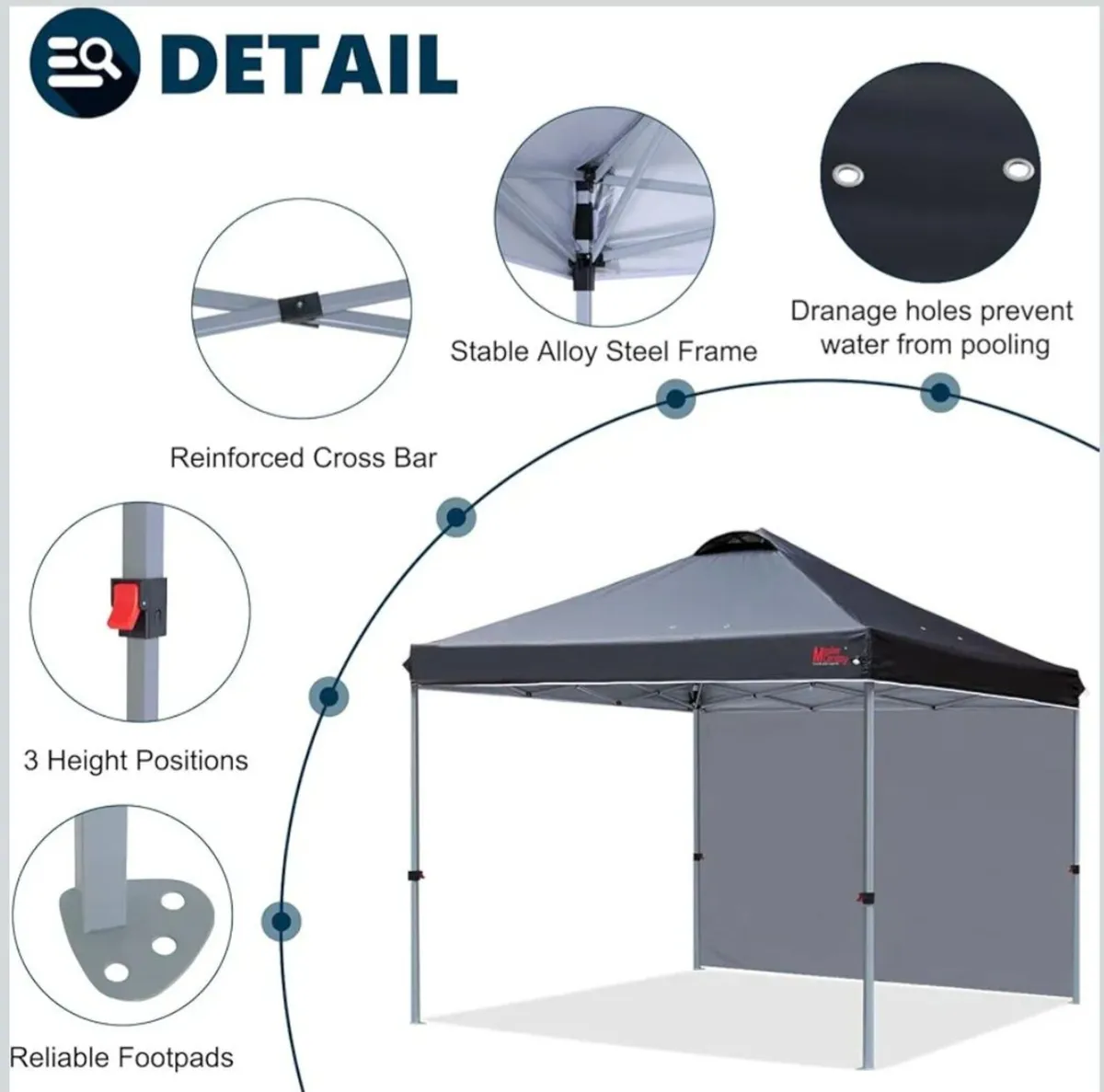 Pop up gazebo 3x3m - Image 2
