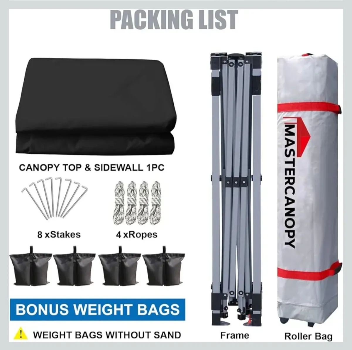 Pop up gazebo 3x3m - Image 3
