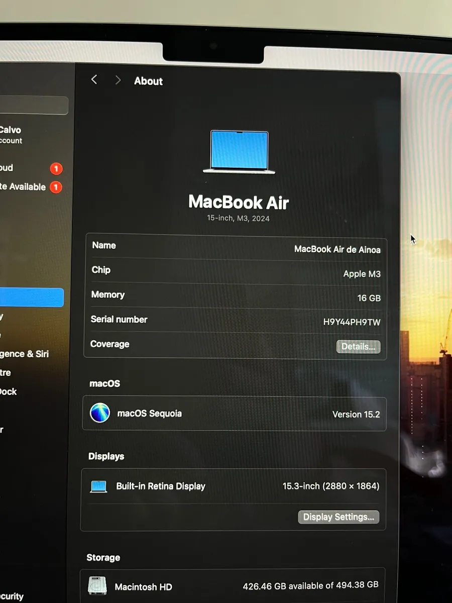 MacBook Air 15" M3 (2024)  16GB RAM 512GB SSD New - Image 2