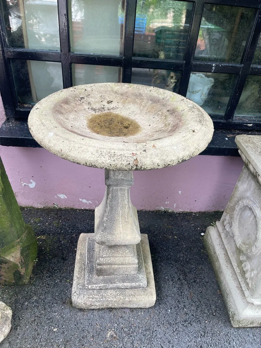 Sand stone bird bath - Image 2