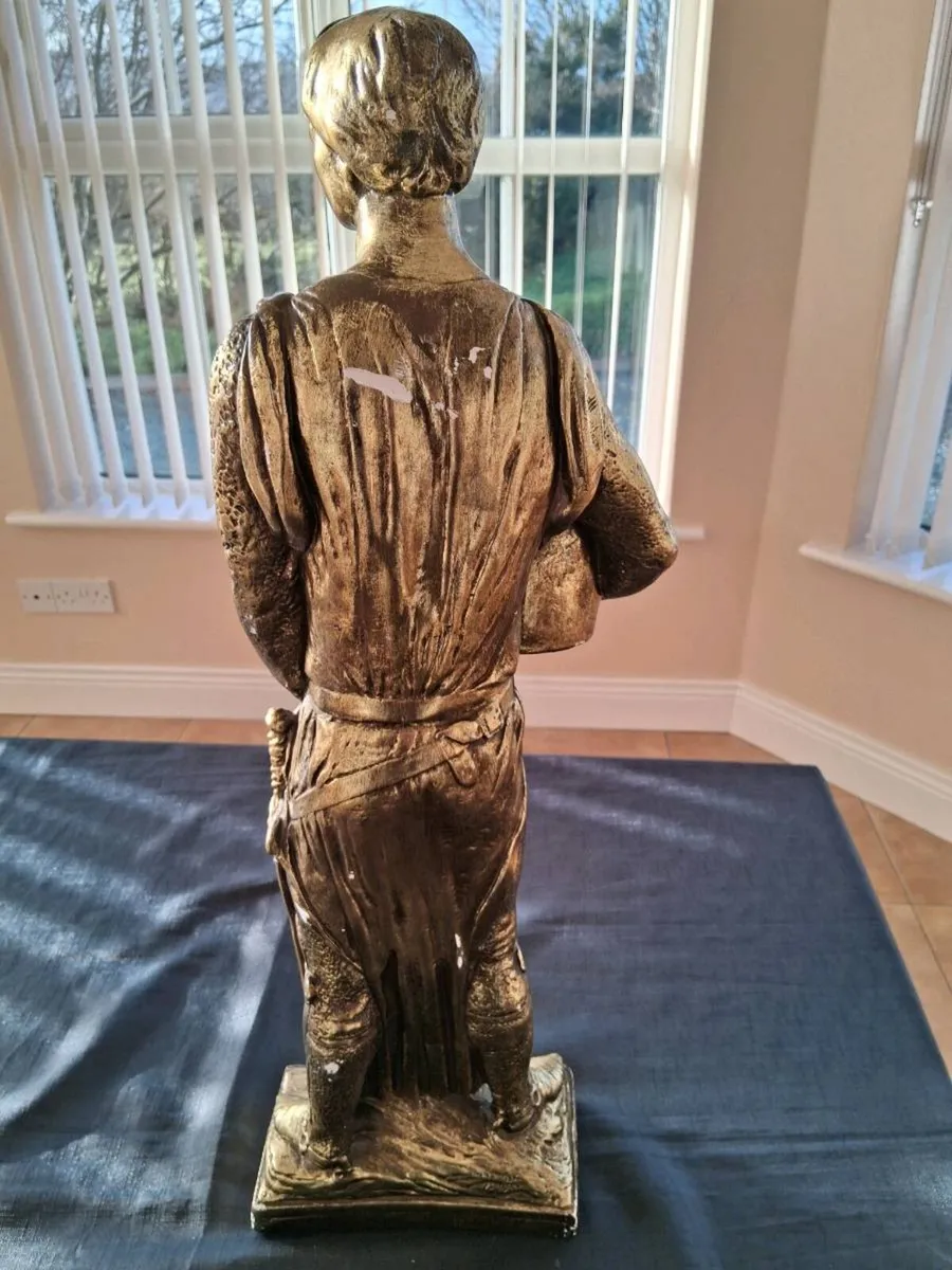 Heavy Stoneware Statue - Image 2