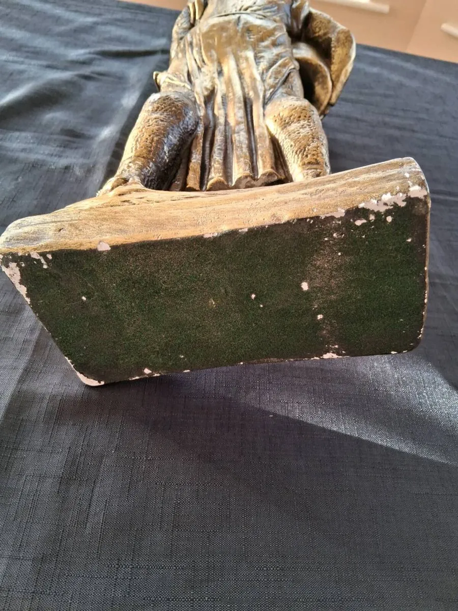 Heavy Stoneware Statue - Image 3