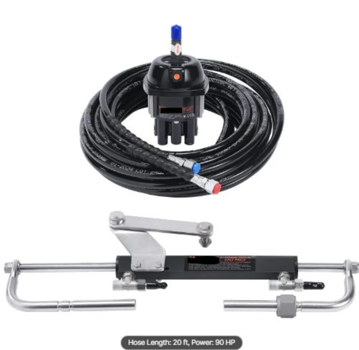 Hydraulic Outboard Steering Kit, Marine Boat - Image 4