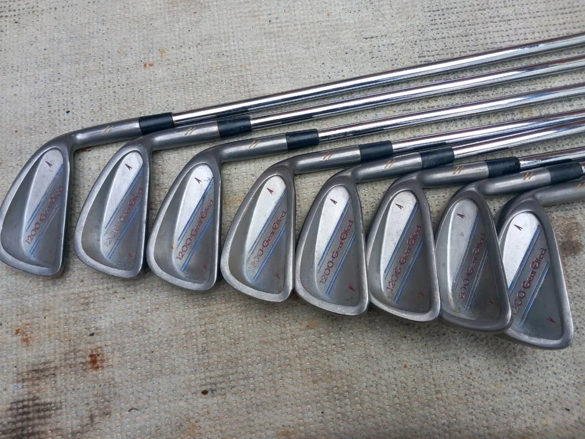 Wilson golf irons.  Right handed clubs. - Image 2