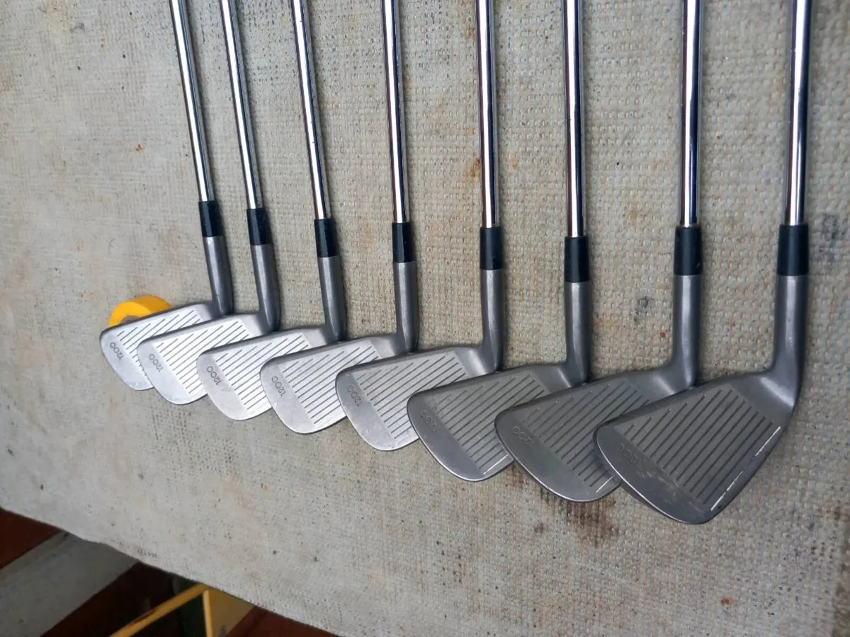Wilson golf irons.  Right handed clubs. - Image 3