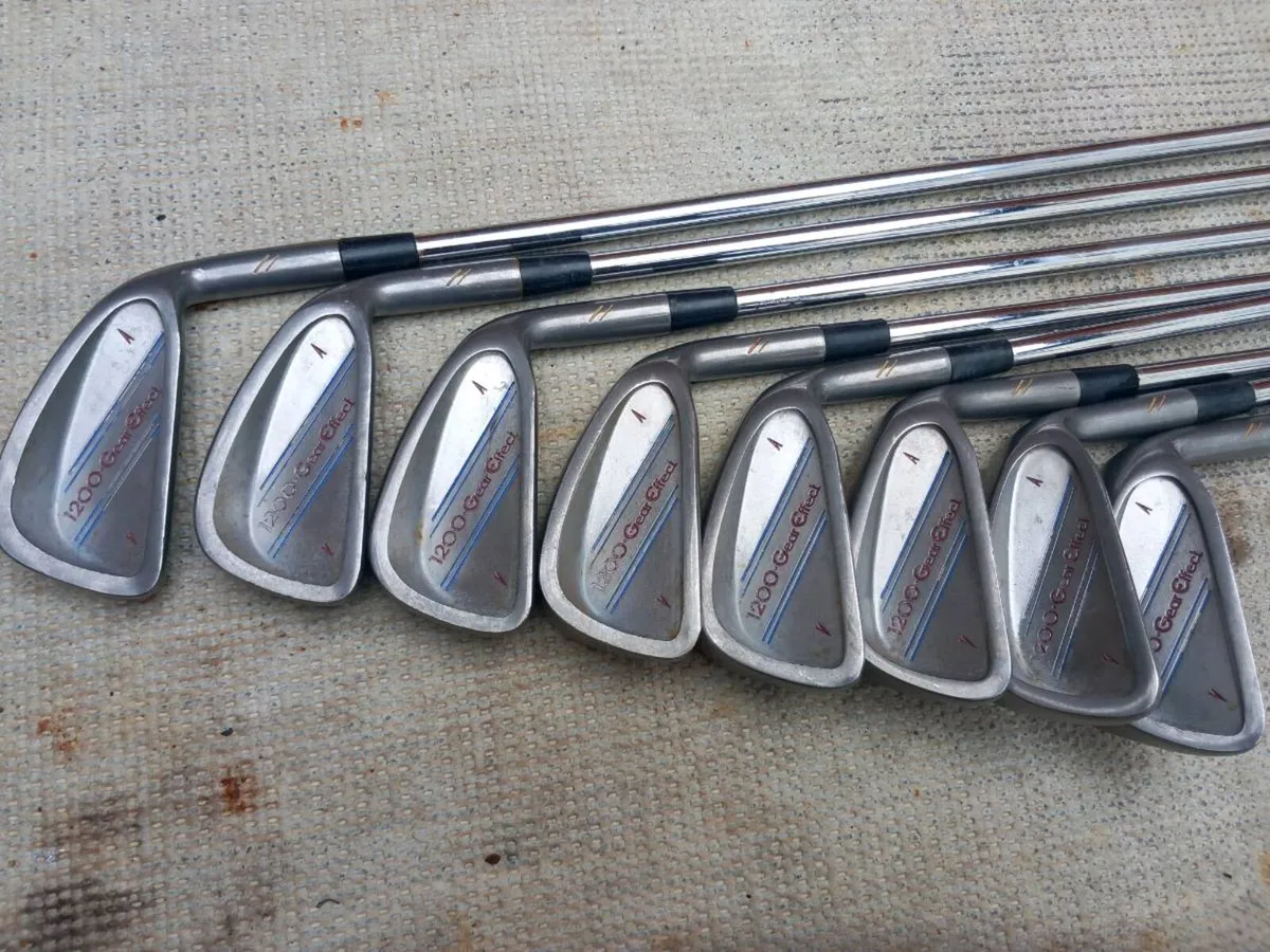 Wilson golf irons.  Right handed clubs. - Image 4