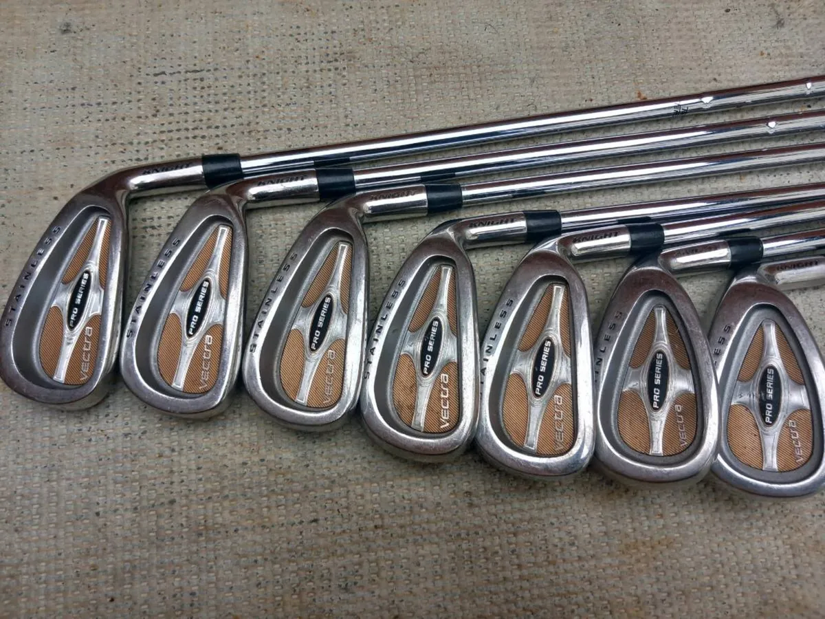 Pro series golf irons.  Right handed clubs - Image 2