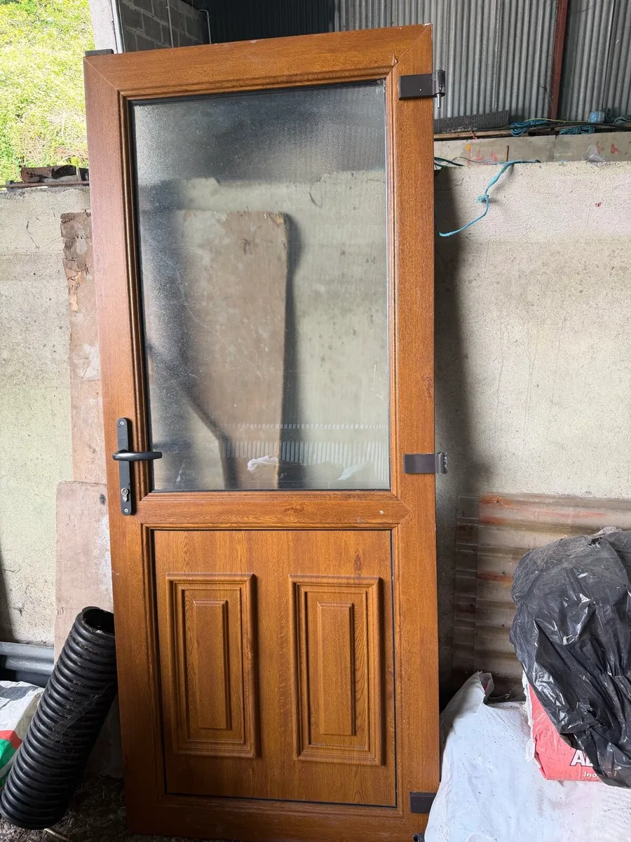 Brown PVC door