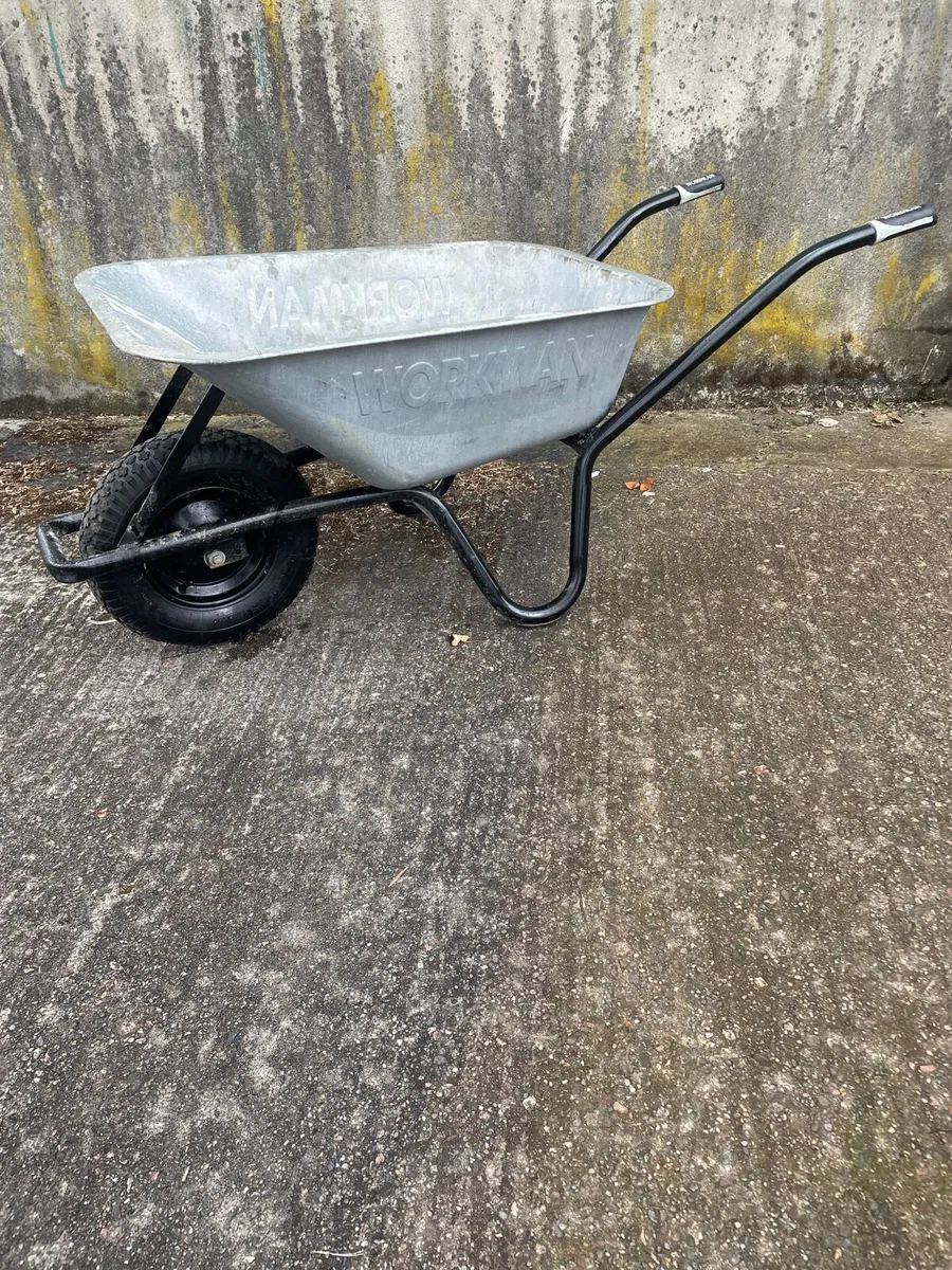 Wheel barrow galvanised - Image 1