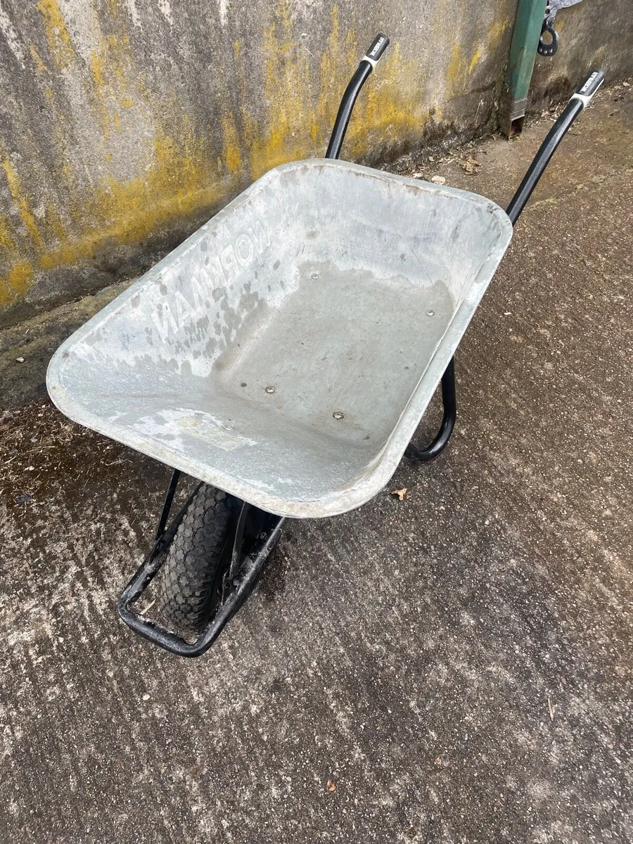 Wheel barrow galvanised - Image 2