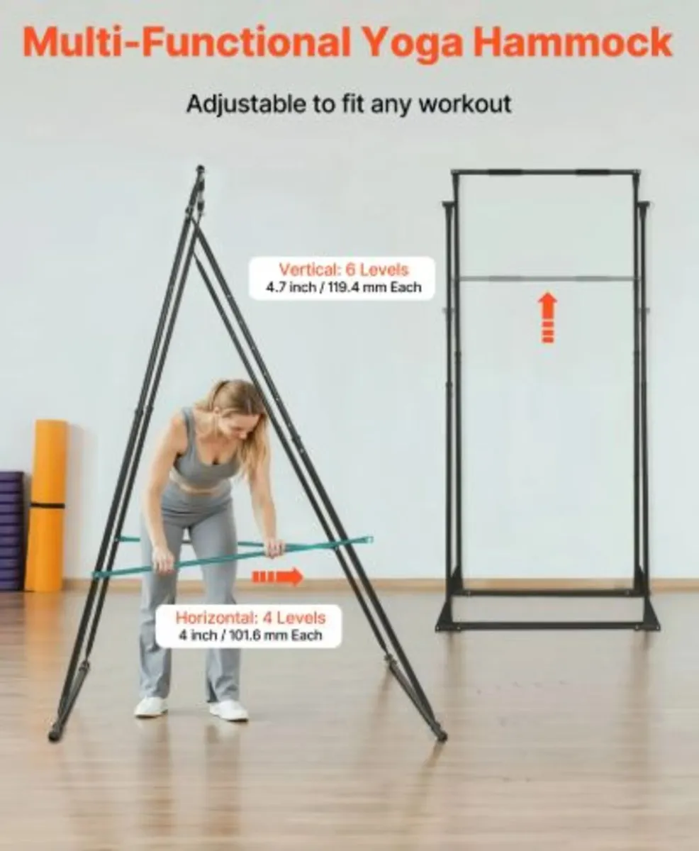 Yoga Stand Frame, Max 200 kg Load Swing Stand, - Image 3