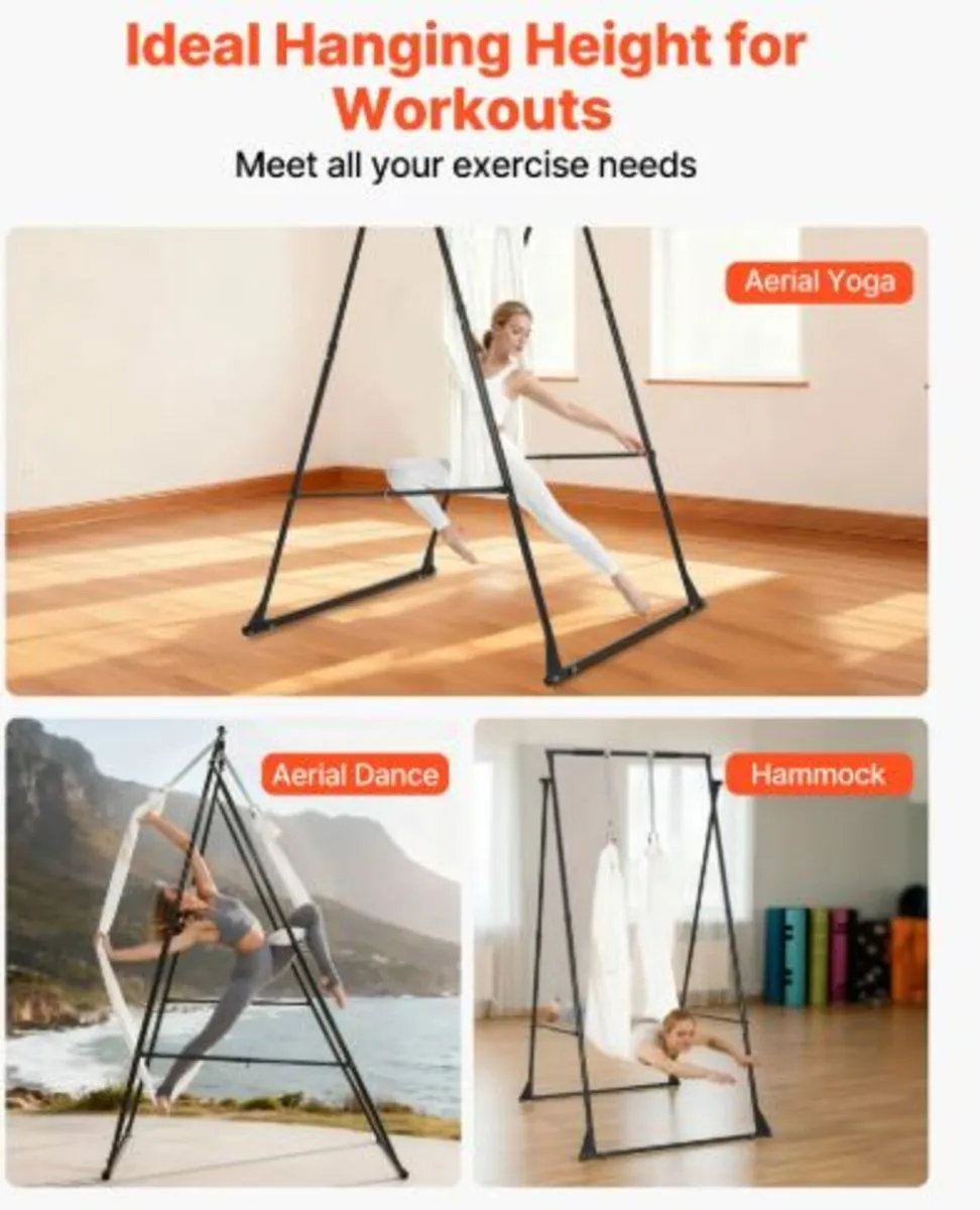 Yoga Stand Frame, Max 200 kg Load Swing Stand, - Image 4