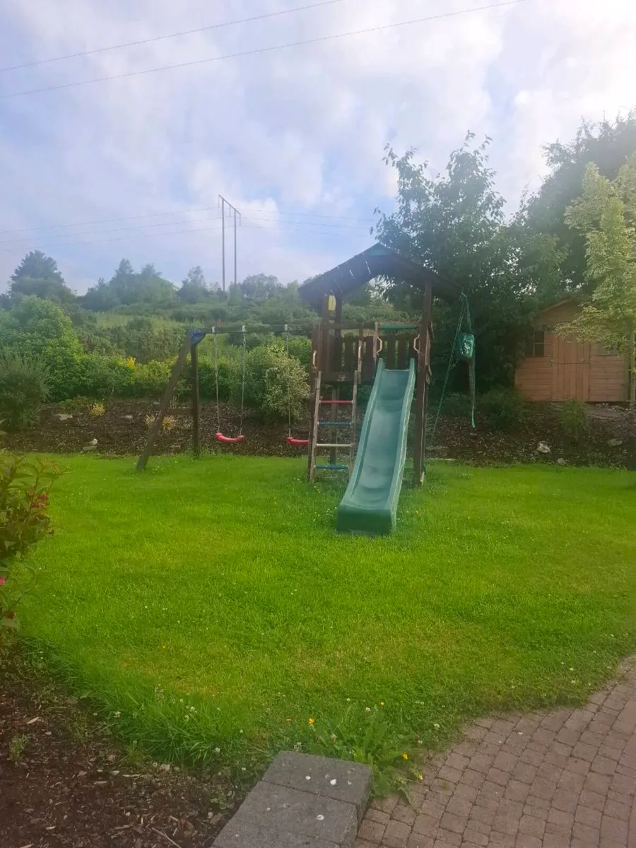 Jungle Gym and swing set