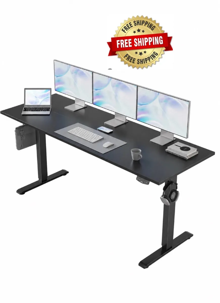 Electric Standing Desk, 160 x 60 cm Height Adjusta - Image 1