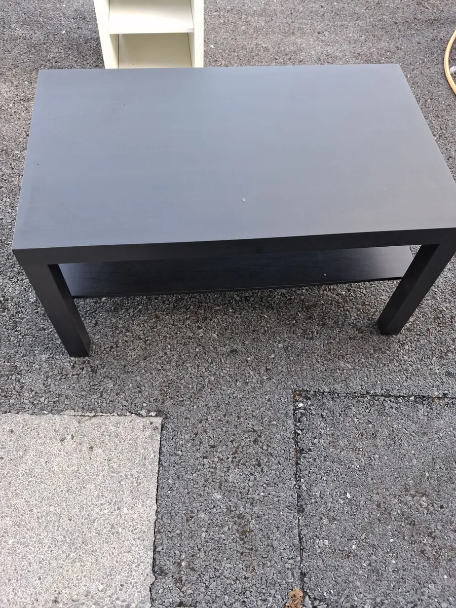 Black Coffee Table and matching lamp table. - Image 4