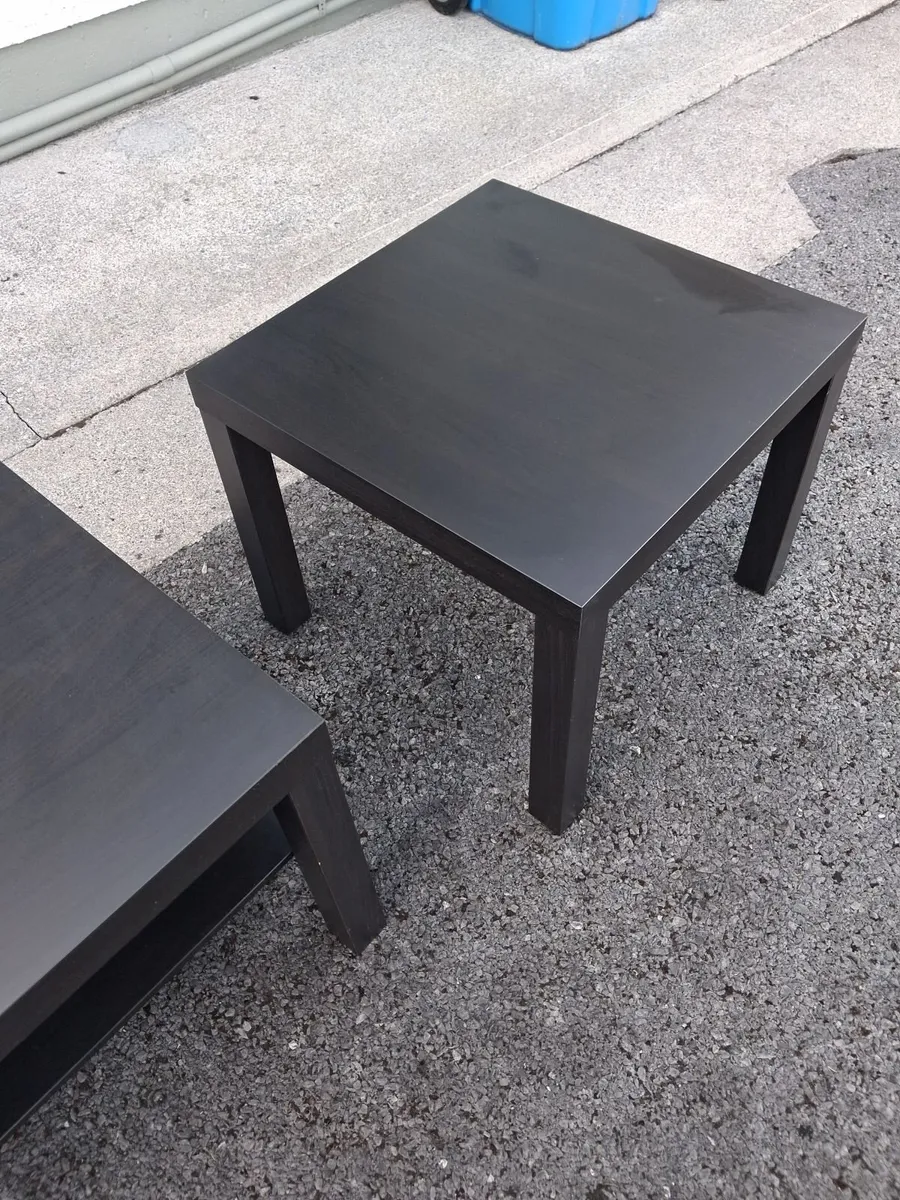 Black Coffee Table and matching lamp table. - Image 3