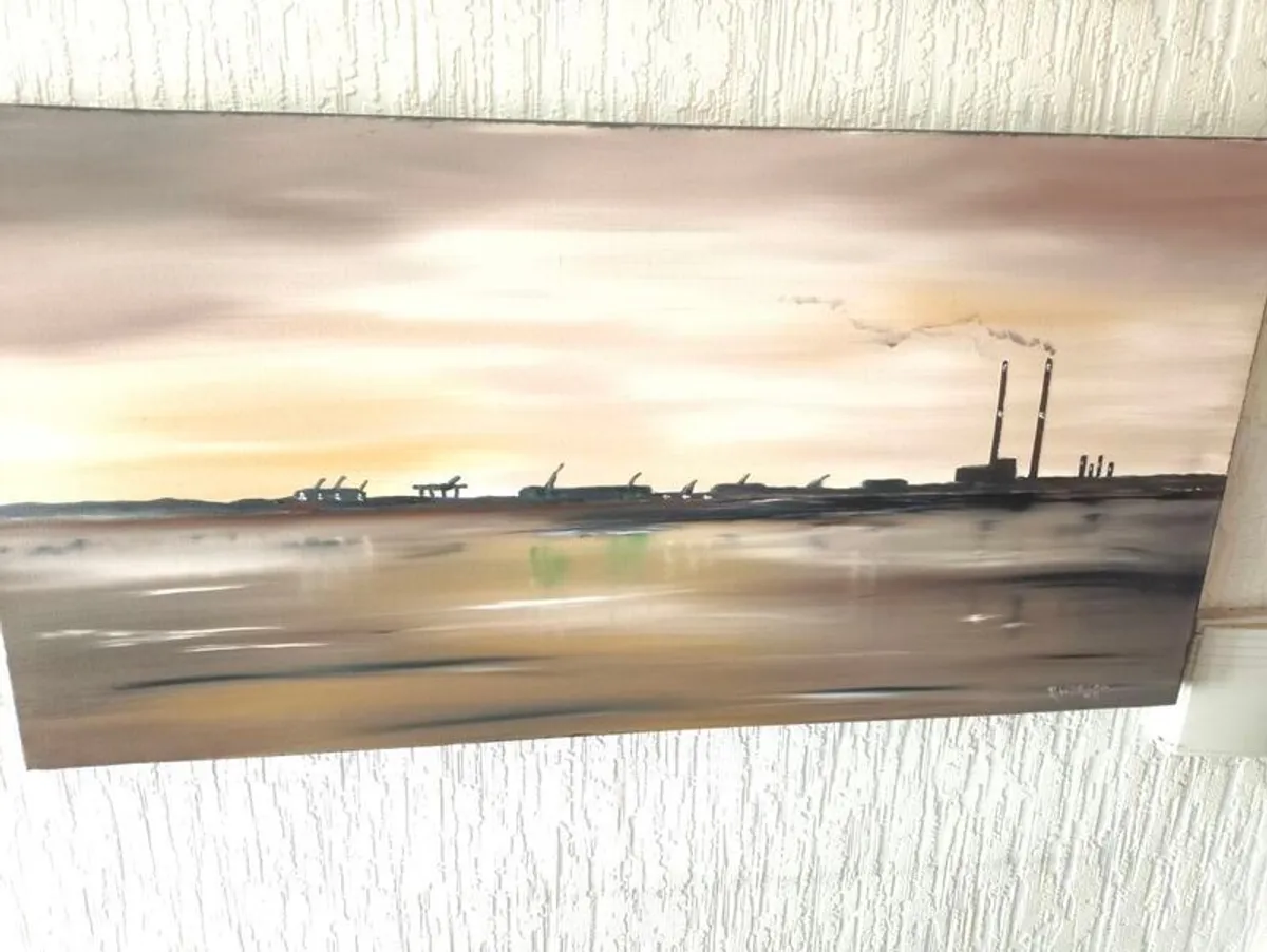 original oil painting poolbeg - Image 2