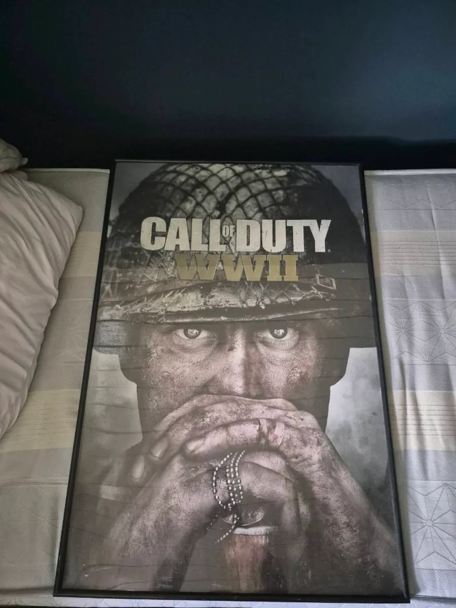 Call of Duty WW2 Framed Posters x2 - Image 1