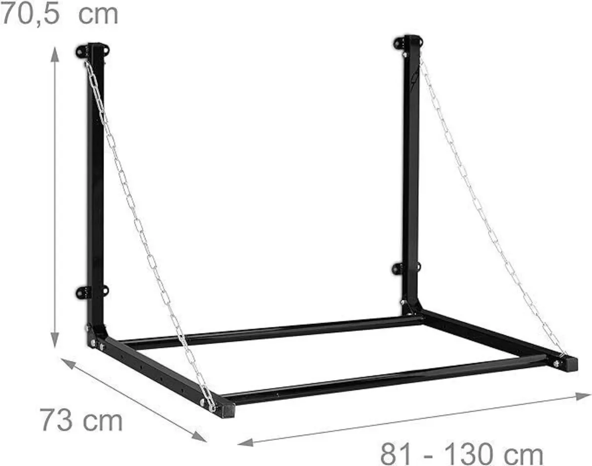 Wall Mounted Tyre Rack for 4 Tyres, Telescopic Tyr - Image 1